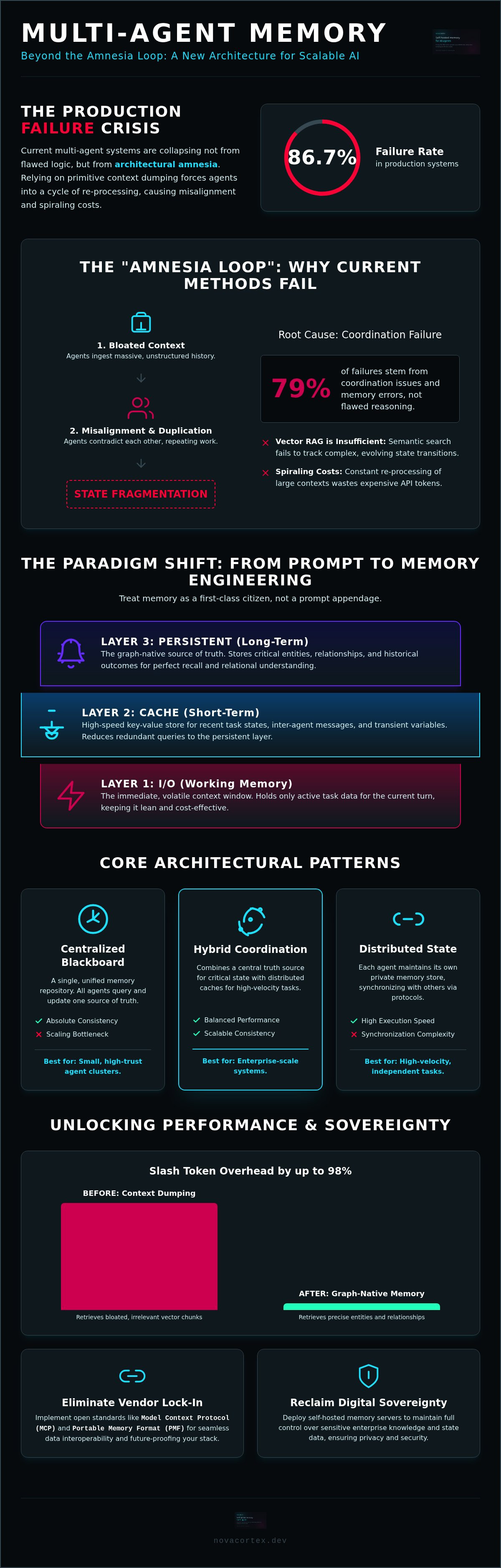 Multi-Agent Memory Architecture: Engineering Persistent State for 2026 — infographic